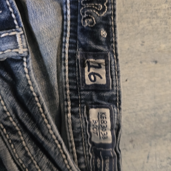 Miss Me Girls Size 16 Flared Jeans - Picture 3 of 6